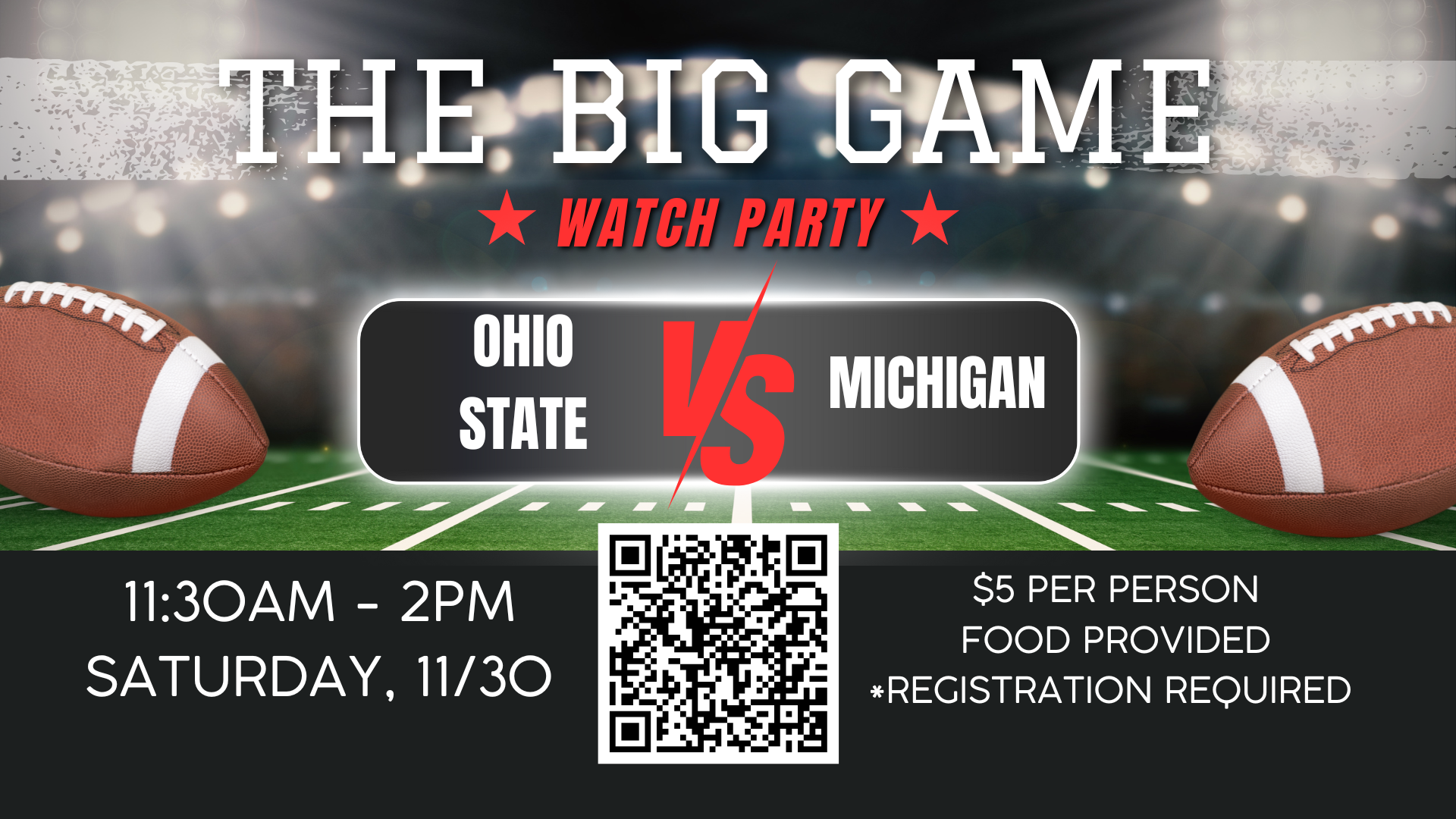 OSU VS. MICHIGAN Game